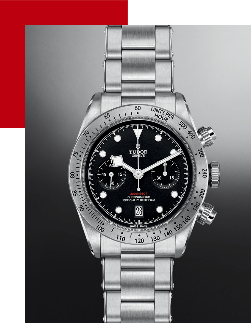 David Beckham - Tudor Heritage Black Bay Chrono Ref. 79350 (924x1084), Png Download