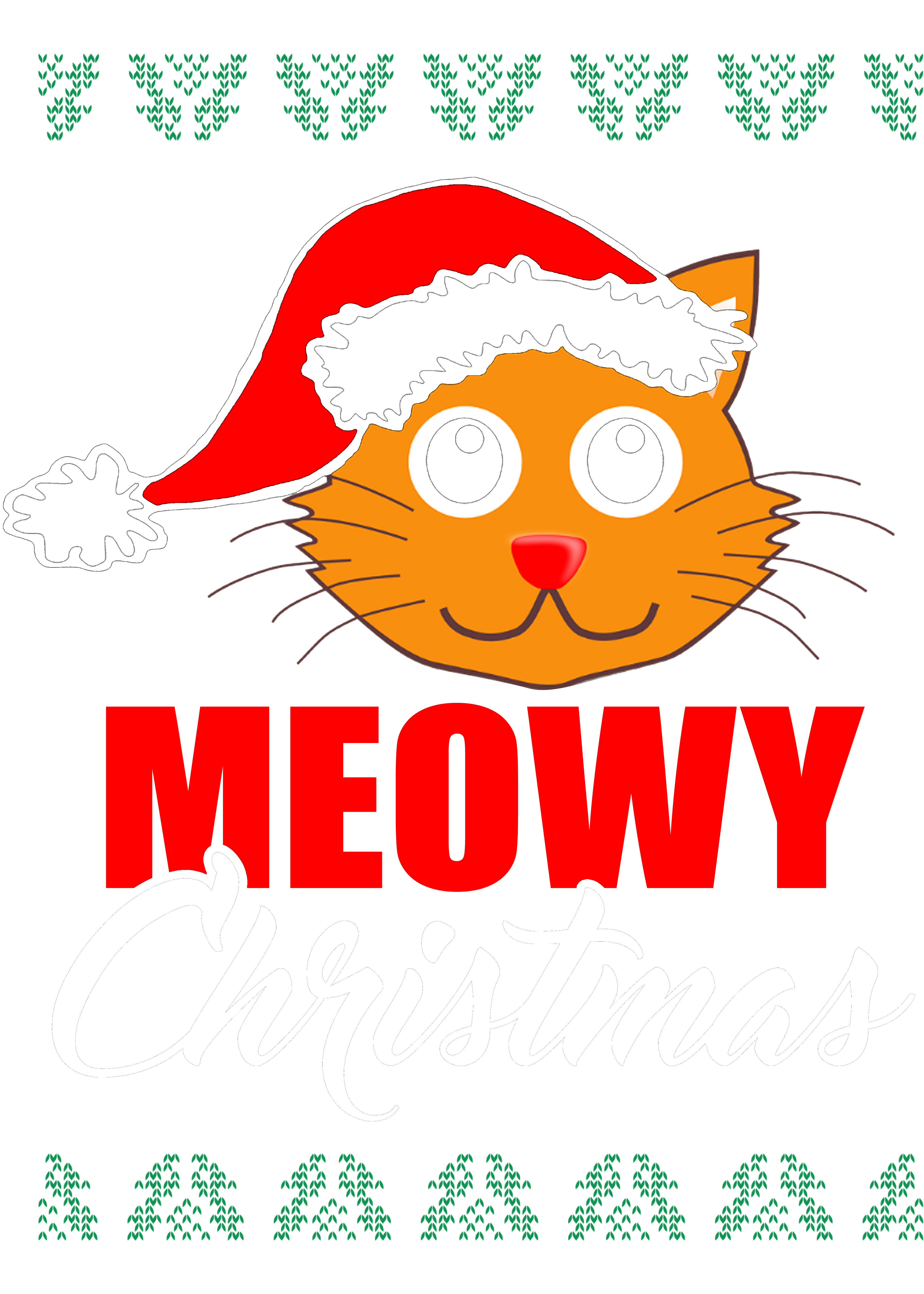 Teespring - Cartoon Cat Face (4500x5400), Png Download