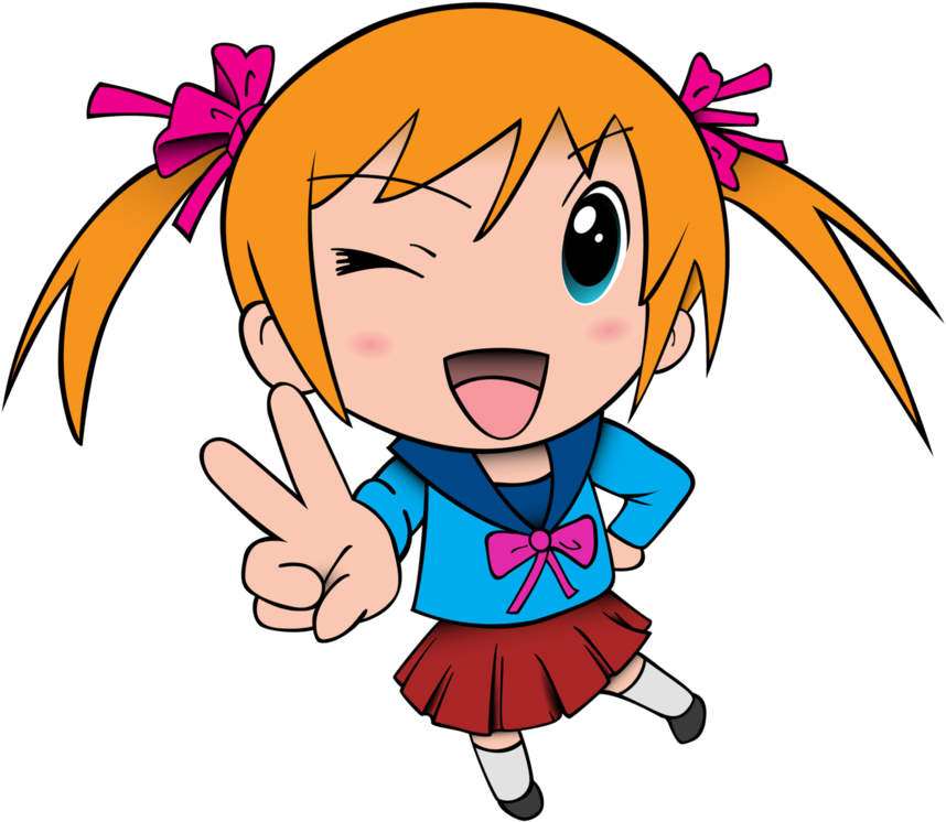 Chibi Girl Vector By Necrobyte1 - Girls Vector Png (894x894), Png Download