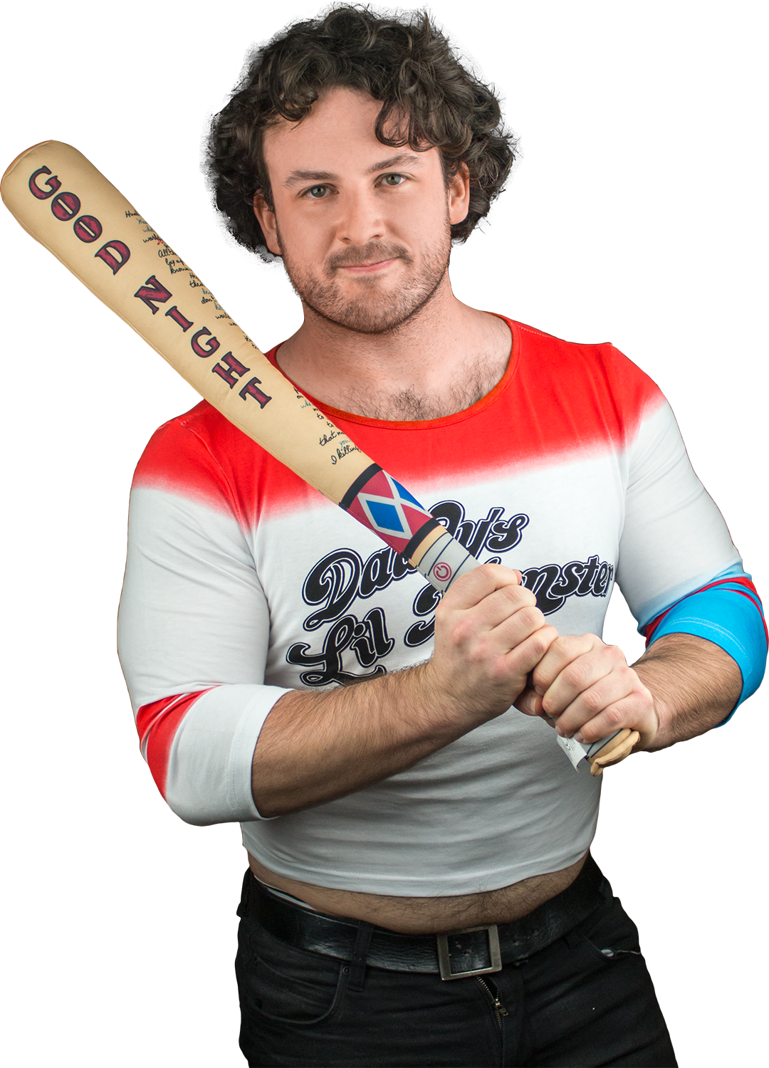 Harley Quinn Swat Good Night Bat With Sound - Harley Quinn Baseball Bat Good Night (1080x1500), Png Download