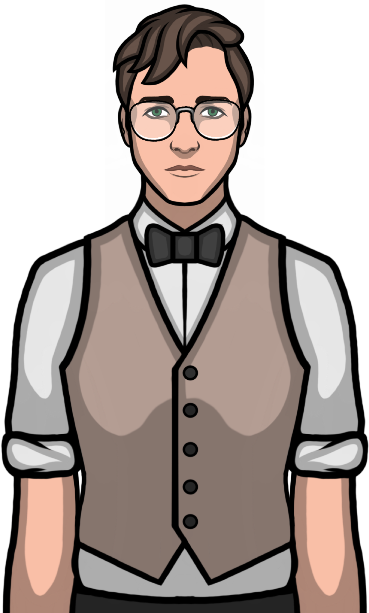 Young Rwinchester Byhamad - Cartoon (1275x2048), Png Download