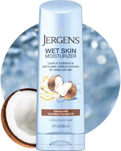 With Refreshing Coconut Oil - Jergens (240x300), Png Download