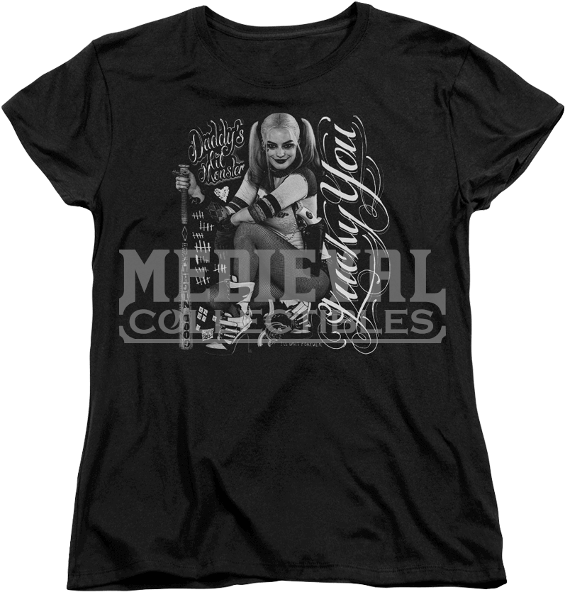 Suicide Squad Harley Lucky Womens T-shirt - Saved By The Bell T Shirt (850x850), Png Download