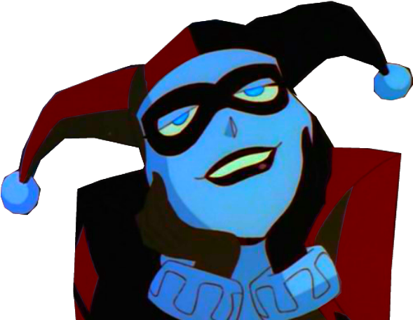 Suicide Squad By Mailinya - Harley Quinn Transparent Cartoon (604x458), Png Download