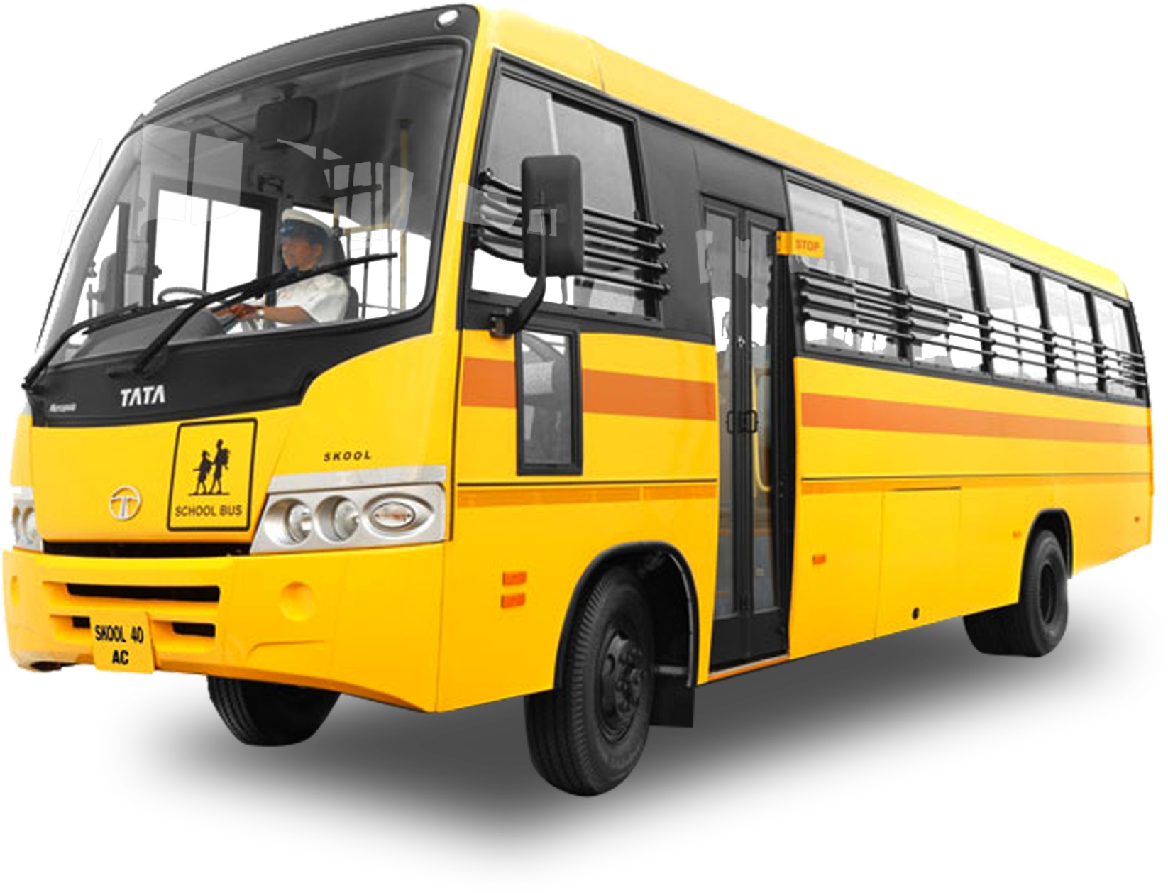 Tata Motors Marcopolo - Tata Marcopolo School Bus (1659x1268), Png Download