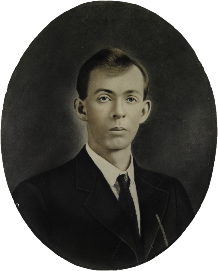 Antique Portrait Of A Young Man (1000x1250), Png Download