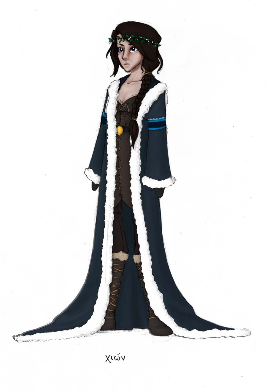 Khione By Jadeariel - Chione (900x1319), Png Download