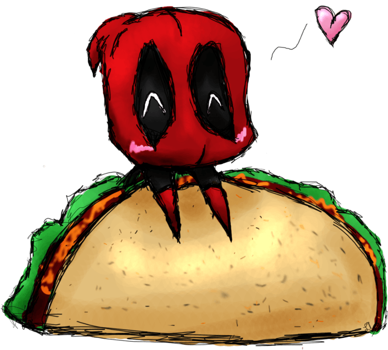 Taco Deadpool (929x860), Png Download