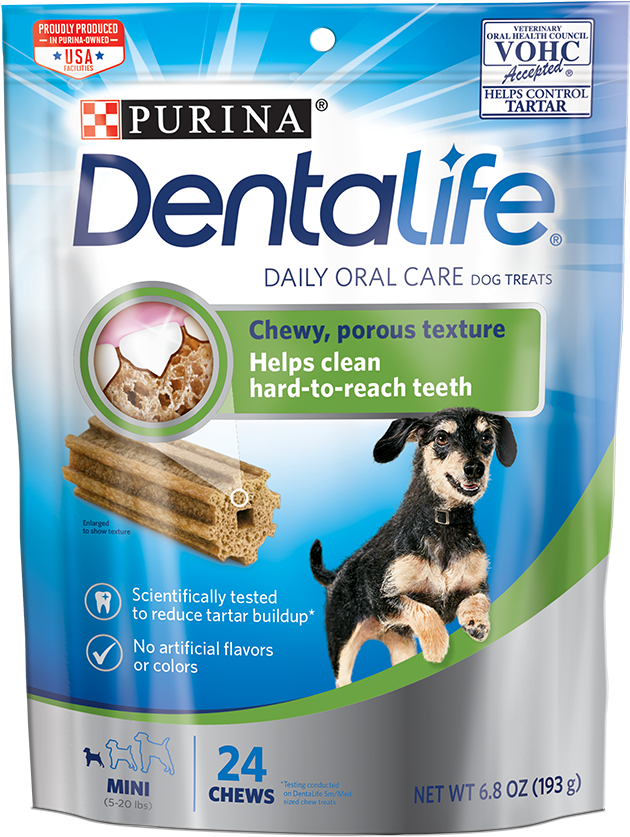 Dentalife Daily Oral Care Dental Mini Treats For Small - Purina Dentalife (800x1000), Png Download
