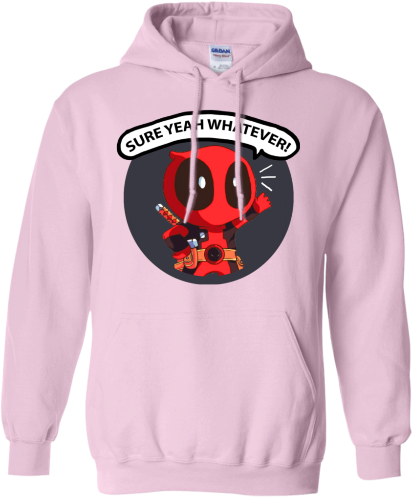 Deadpool Chibi Sure Yeah Whatever Deadpool Chibi T - Black Lives Matter Backwoods Hoodie (1024x1024), Png Download