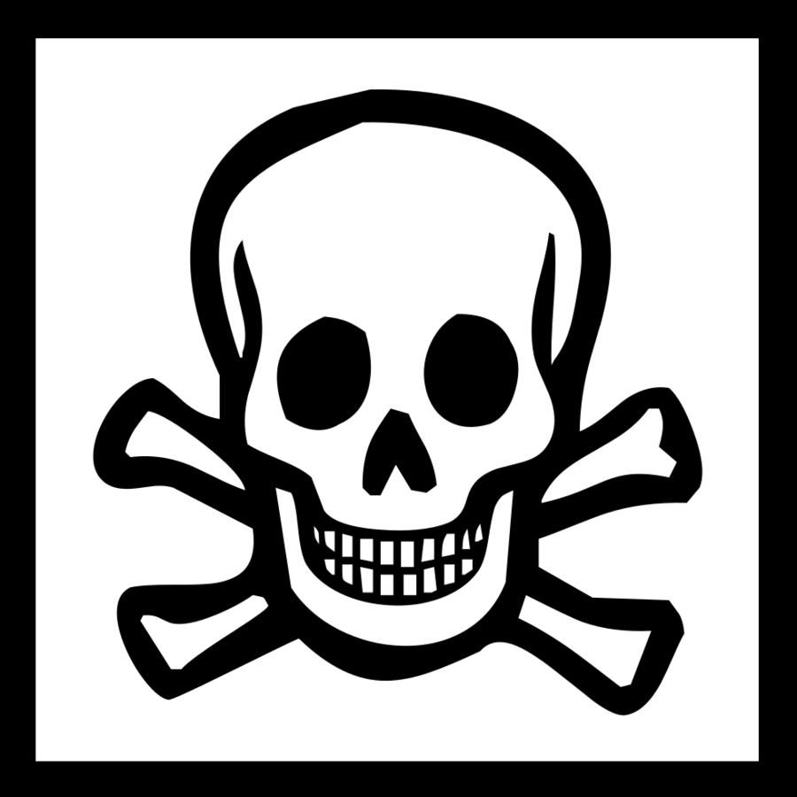Skull And Crossbones (900x900), Png Download