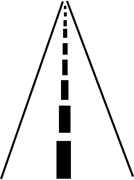 Clip Art Street - Distance Clip Art (444x598), Png Download