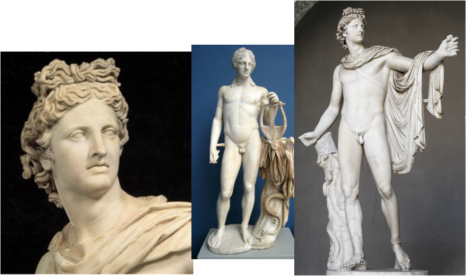 Apollo Belvedere Statue (947x562), Png Download