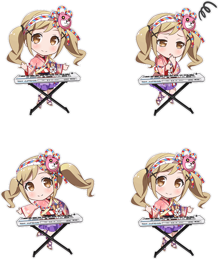 Under The Sakura Chibi - Bang Dream! (1024x1024), Png Download