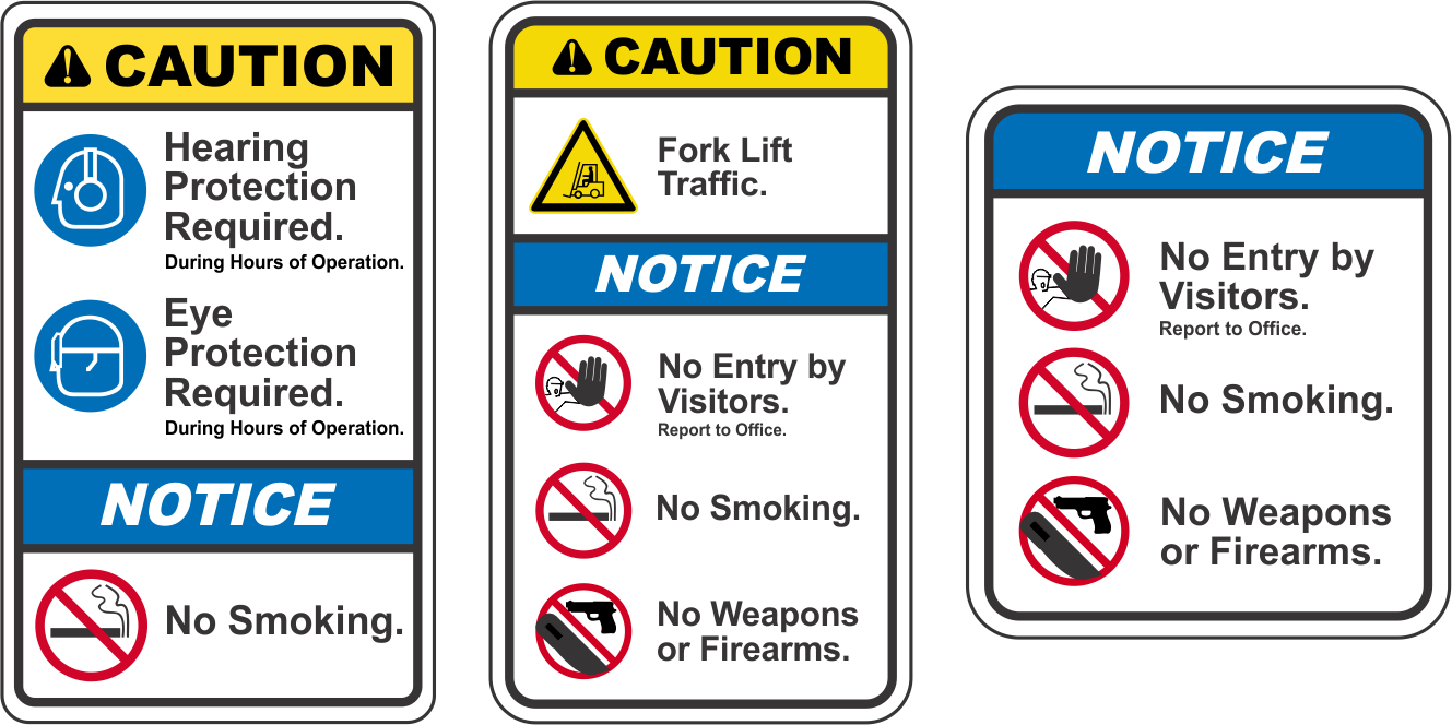 Download Ansi Safety Signs2 Safety Sign Standard Ansi PNG Image with