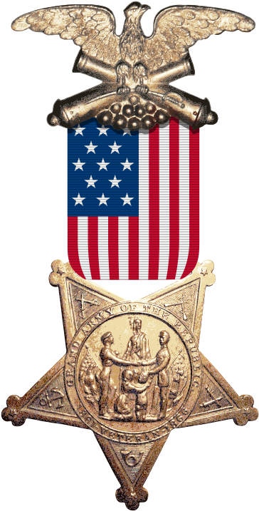 Veterans Kicks Off Nat'l Encampment Of The Grand Army - Medal American Png (371x724), Png Download