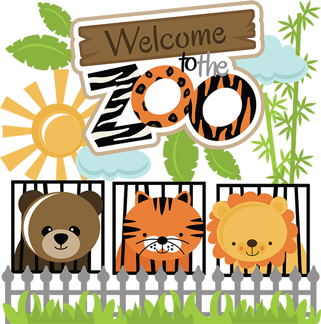 Download Welcome To The Zoo Clipart Lion Welcome To - Zoo Clip Art Free (648x655), Png Download