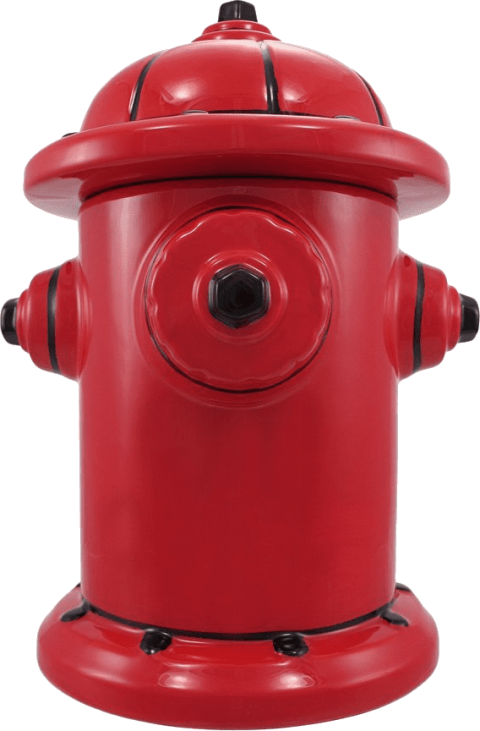 Free Png Fire Hydrant Png Images Transparent - Pacific Ceramic Cookie Jar (hydrant) - 10 Inch (480x731), Png Download