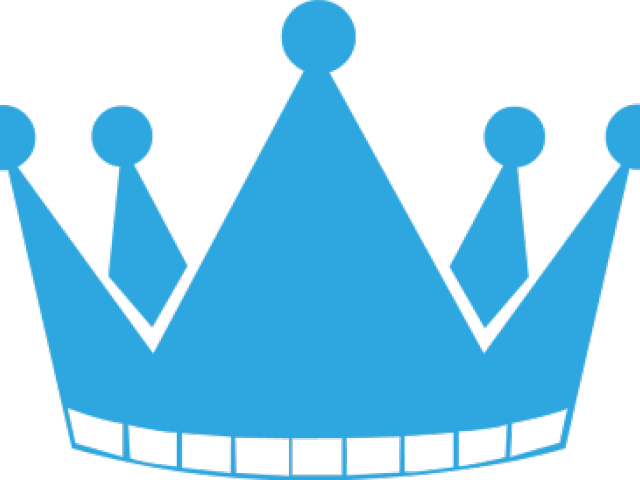 Crown Clipart Teal - Blue Prince Crown Clip Art (640x480), Png Download