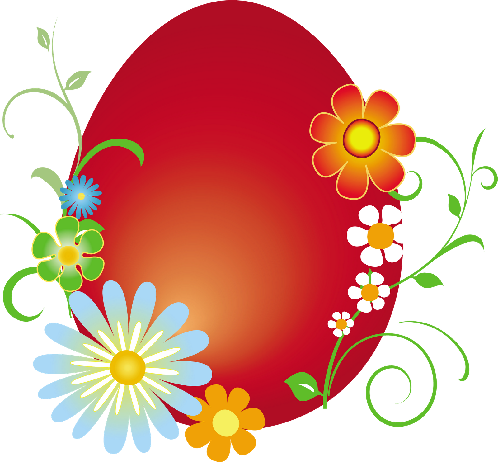 001 - Easter Vector (1600x1484), Png Download