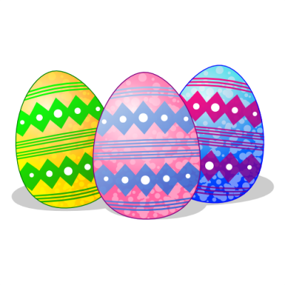 Free Easter Clip Art Downloadable - Easter Egg Image Free (400x400), Png Download