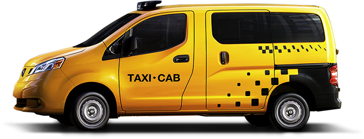 Share This Article - 2016 Nissan Nv200 Taxi (750x284), Png Download