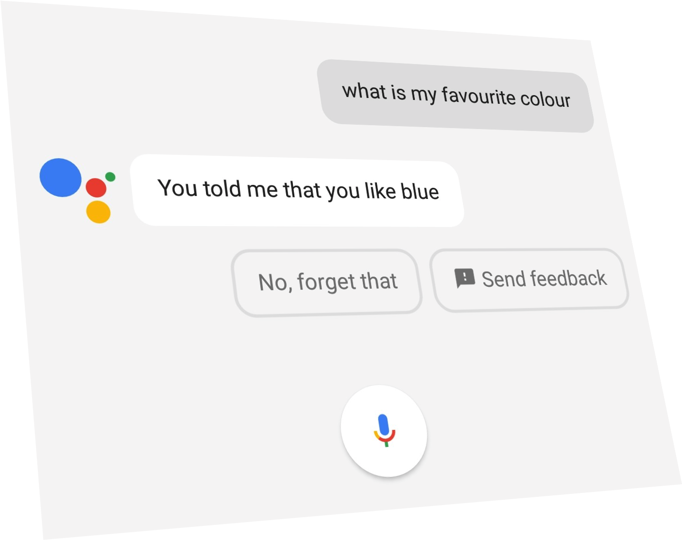 Google-assistant - Googles Favorite Color (1439x1112), Png Download