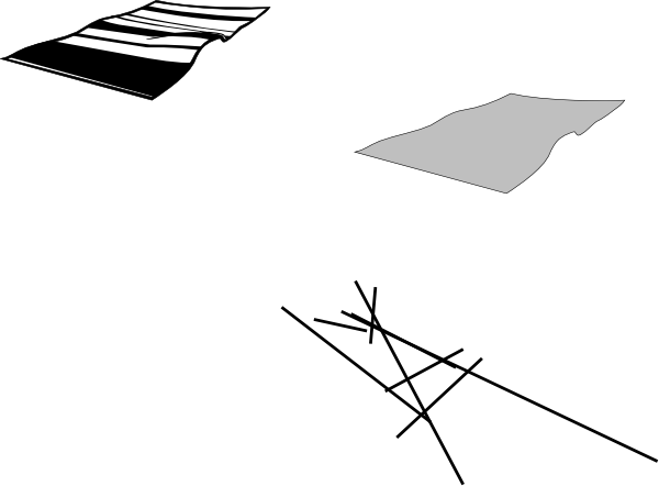 Stripe Blanket Quilt Clip Art - Clip Art (600x442), Png Download