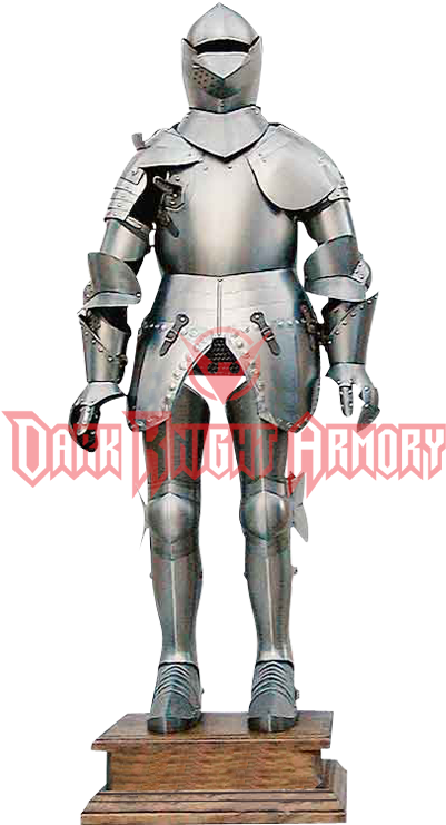 Deluxe Knights Suit Of Armor - Knight Armor Front On Medieval (750x750), Png Download