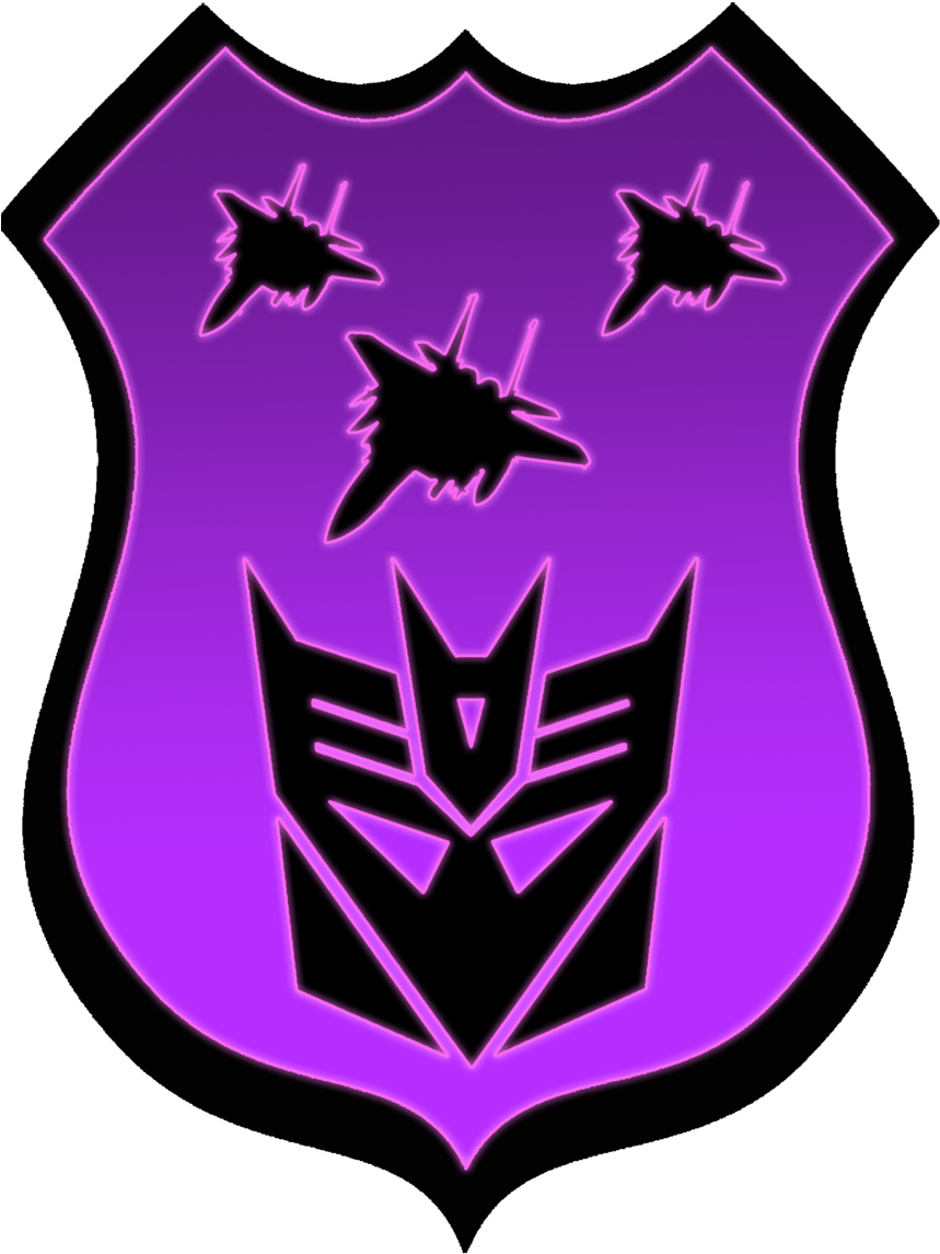 Seeker Badge On Deviantart Symbols Png Purple Decepticon - Decepticon Symbol (900x1200), Png Download