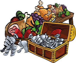 In Asterix & Friends You Are Mainly Looking For Wood, - Nourriture Asterix (622x475), Png Download