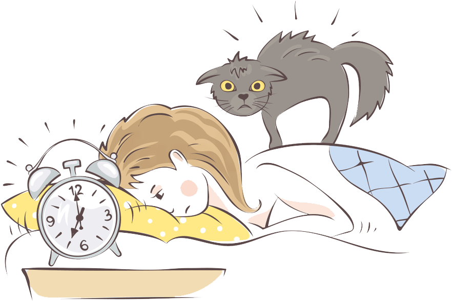 Wake - Cartoon (1000x760), Png Download
