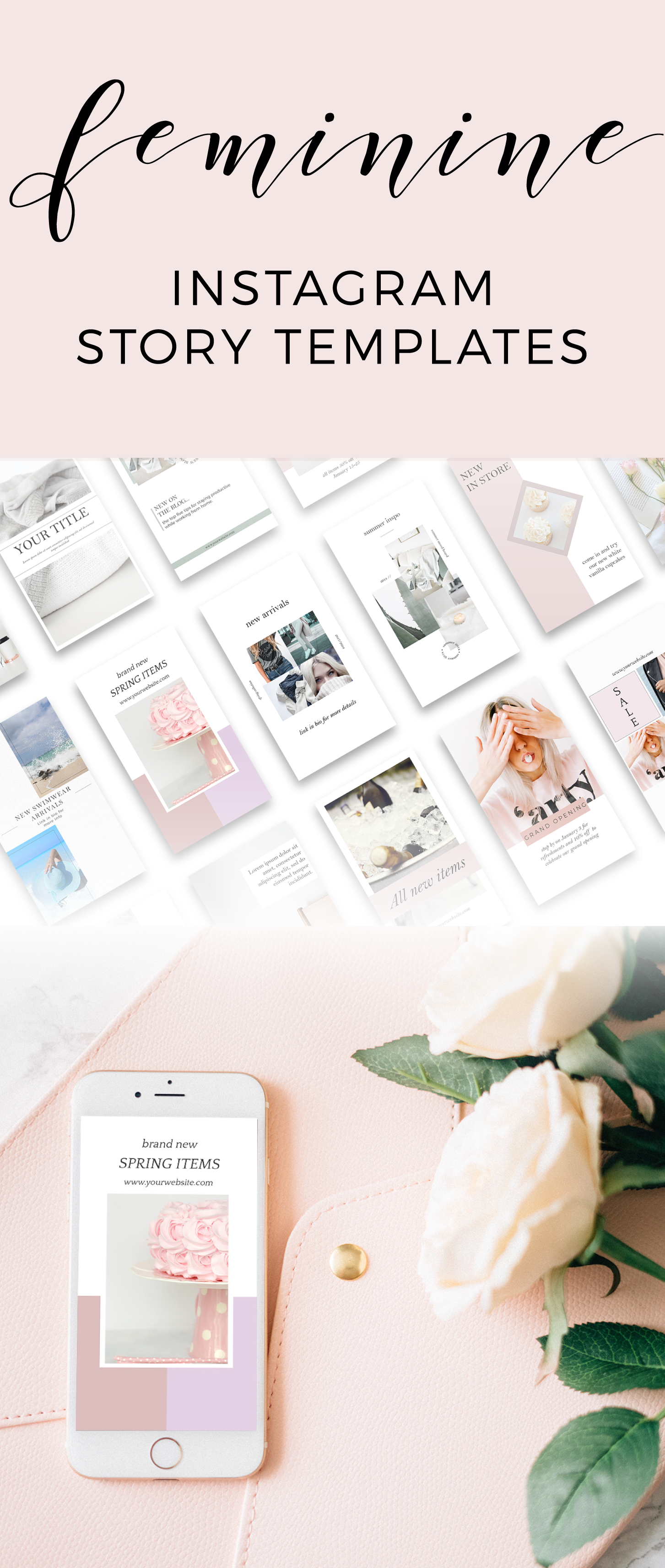 Brand Your Instagram With These Beautiful And Customizable - Marketing (1453x3424), Png Download
