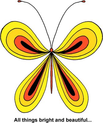 Yellow Butterfly - Monarch Butterfly (334x400), Png Download