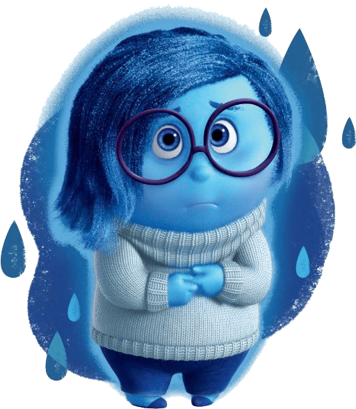 Sadnessrain Resize 532 Joy Insideout Sadness Inside - Sadness Inside Out Quotes (532x612), Png Download