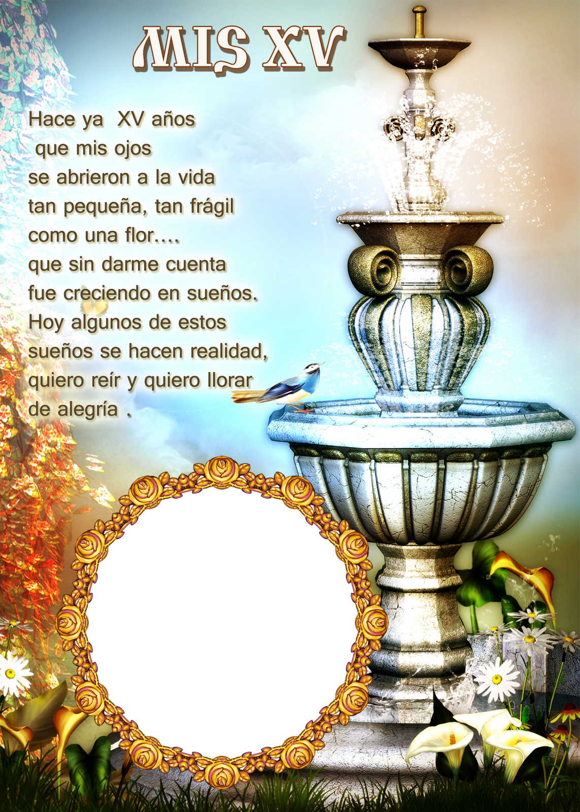 Marcos Para Xv Años Part (1143x1600), Png Download