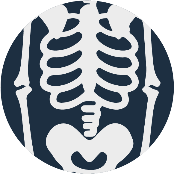 Kim Forensics Icon-01 - Skeleton (594x594), Png Download