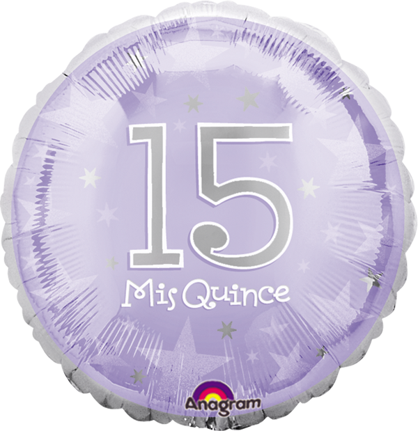Exprs Yourself Mis Quince - 18 Inch Express Yourself 15th Birthday Balloon (600x619), Png Download