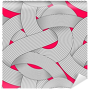 Striped Wave Abstract Background - Placemat (400x400), Png Download