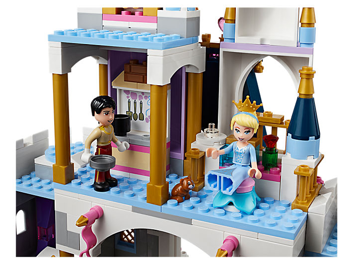 Cinderella's Dream Castle - Lego Disney Cinderella's Dream Castle (947x532), Png Download