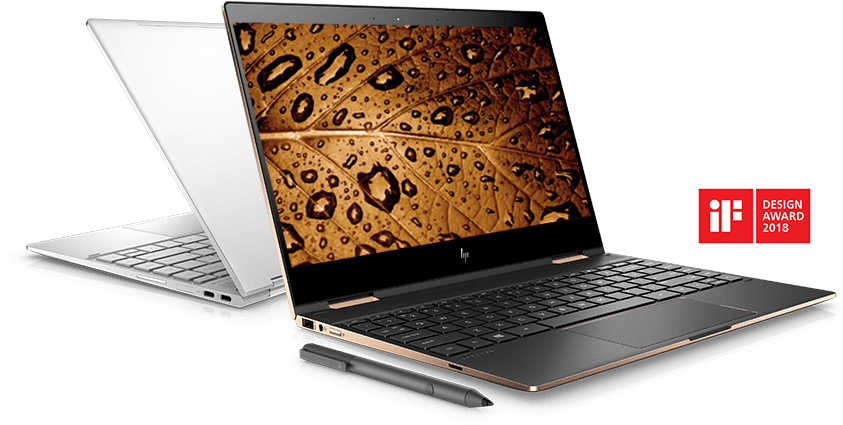 Intel's Most Powerful Processor For What's Coming - Hp X360 Spectre 2018 (960x480), Png Download