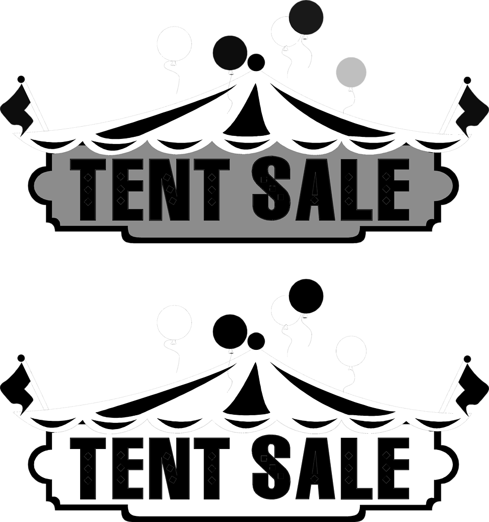 Sale Free Stock Photo Illustration Of Tents And Tent - Tents Sale (958x1022), Png Download