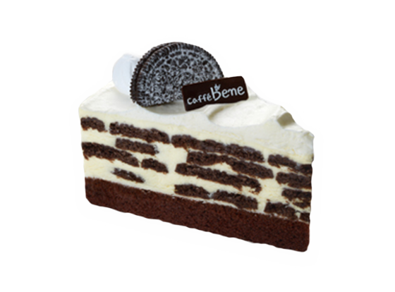 Cookie & Cheese Cake - Chocolate Cake (560x414), Png Download
