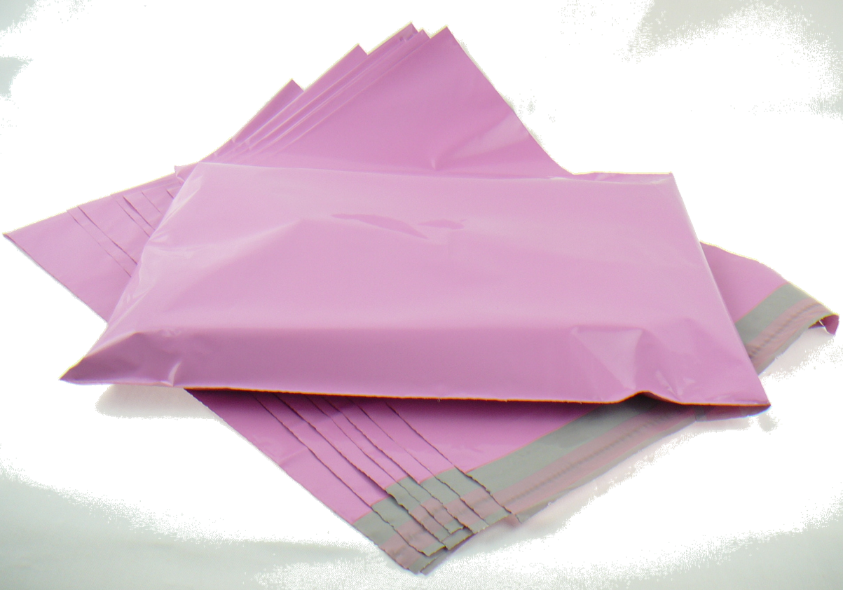 Pink Plastic Mailer Bags, Mailing Envelopes Bags Very - Plastic Mailer Envelopes (1203x842), Png Download