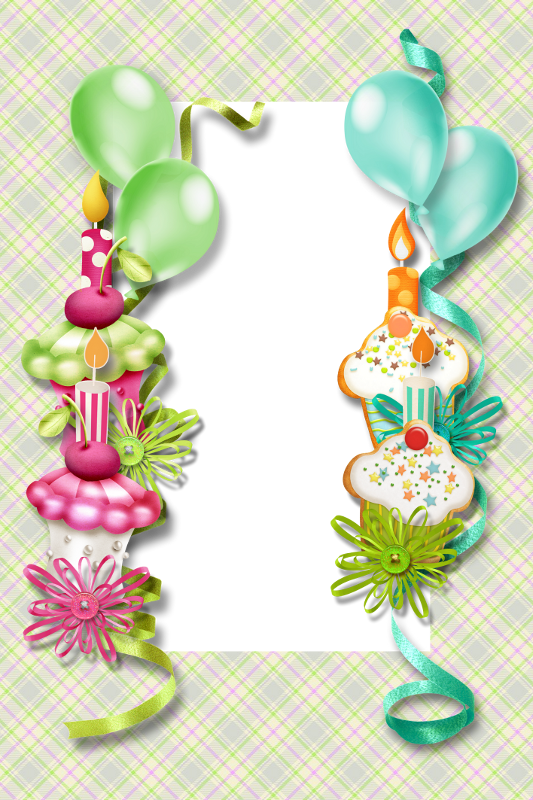 Фото, Автор Lady-annadu На Яндекс - Happy Birthday Cluster (533x800), Png Download