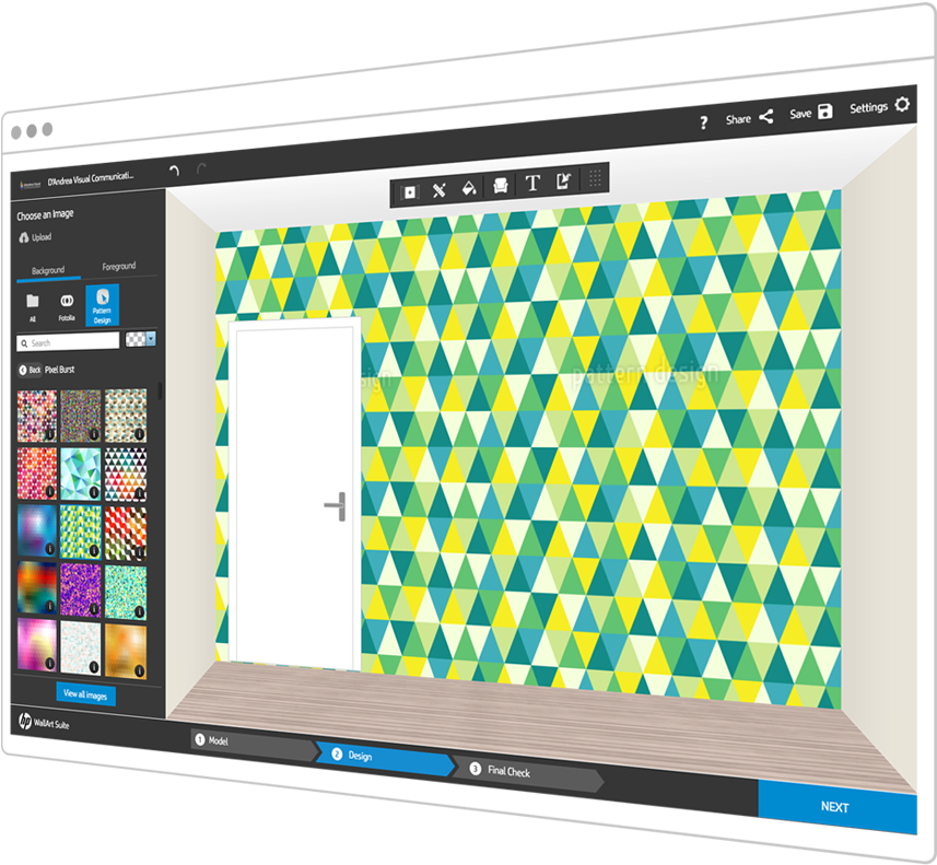 Download Hp Wall Art Visualizer Screen Art PNG Image with No