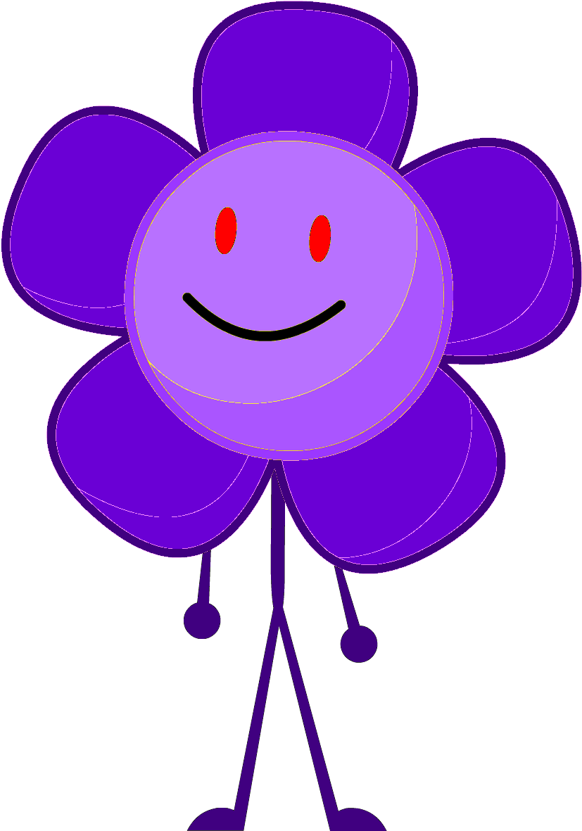 Shadow Flower - Cartoon (889x1213), Png Download