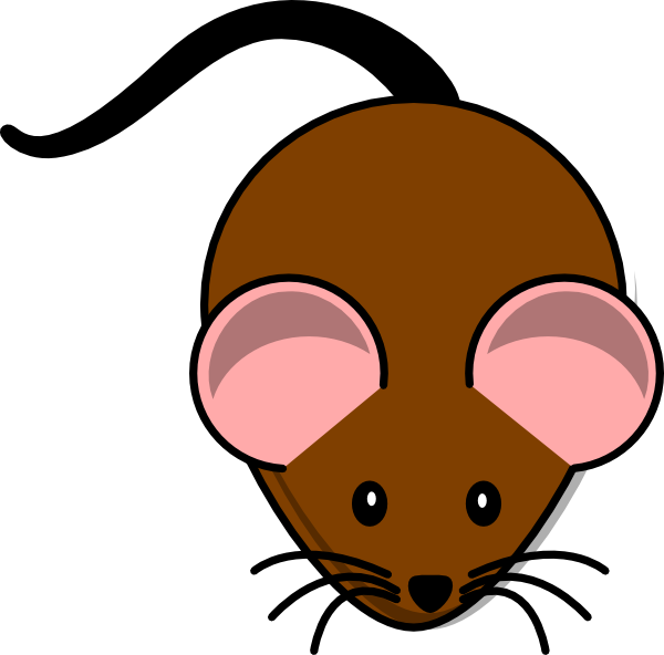 Brown Mouse Lab Svg Clip Arts 600 X 592 Px (600x592), Png Download