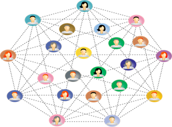 Our Members - Social Network Clip Art (704x520), Png Download