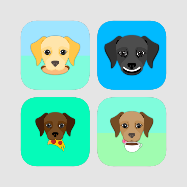 Labrador Lover Emoji Stickers For Imessage On The App - Labrador Retriever (630x630), Png Download